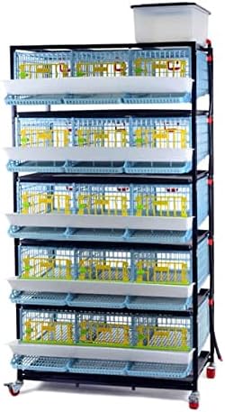 Quail Cage - 5 Layer (Power-Washable, Durable, ABS Plastic) | Hatching Time