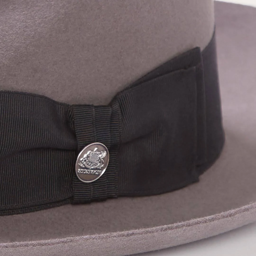 Stetson Temple Fur Felt Fedora Hat: Size: 7 3/4 Caribou