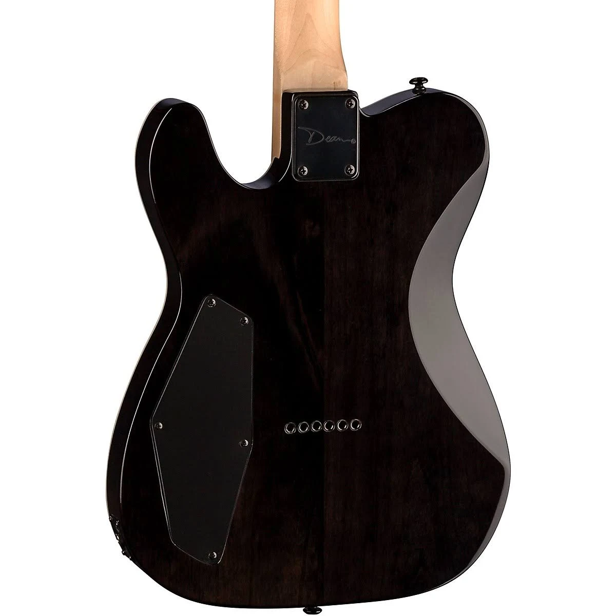 Dean Nashvegas Flame Hum Hum Electric Guitar Trans Black