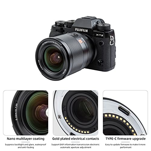 VILTROX Pro 27mm f/1.2 F1.2 XF Fuji for Fujifilm X Mount Lens,27mm APS-C X Lens for Fuji X-T5 X-H2S X-S20 X-T4 X-S10 X-T200 X-T30 II X-H1 X-T30 X-A7 X-Pro3 X-E4 X-T2 X-Pro2