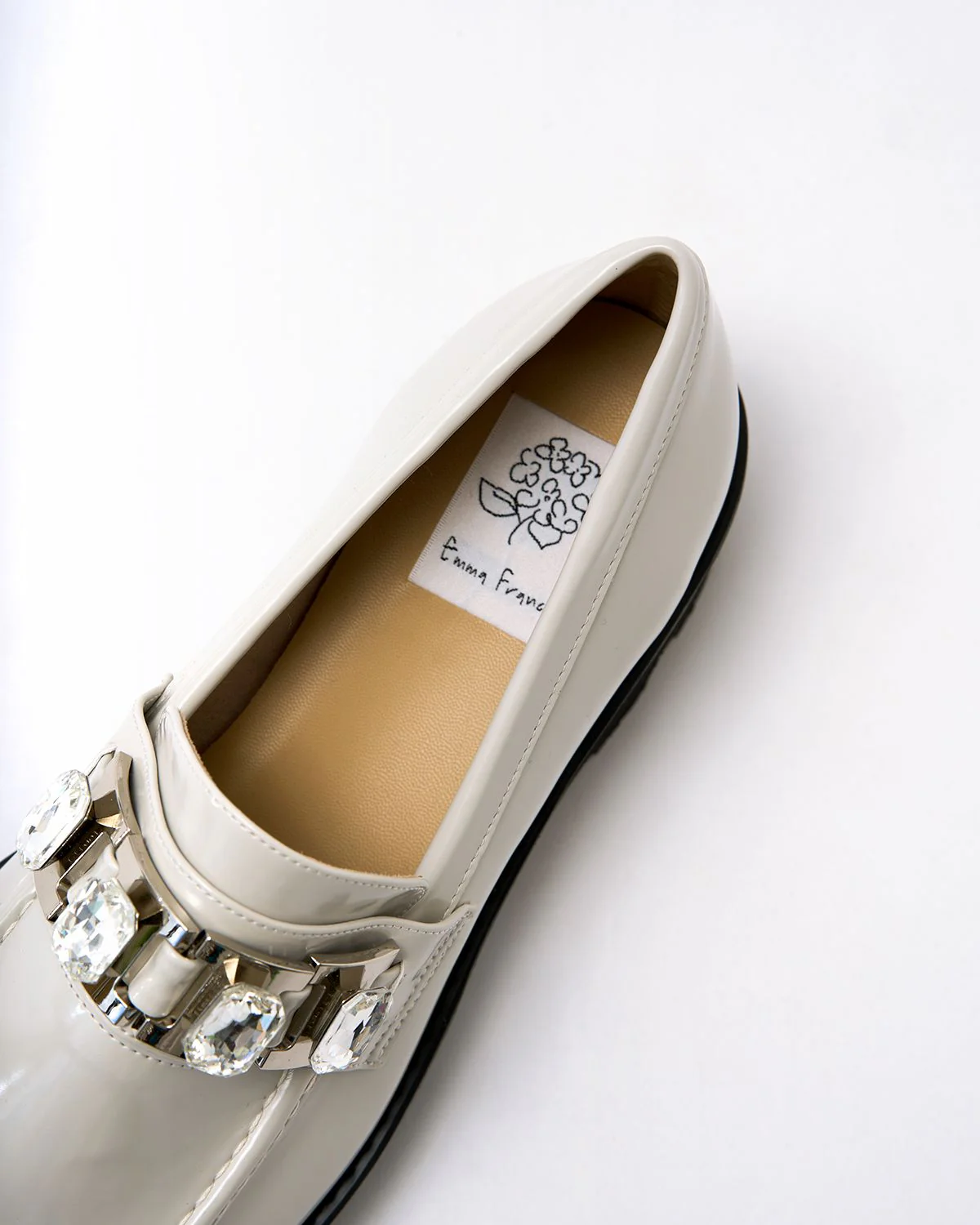 [24SS] Emma Francis Track Sole Beaded Loafers