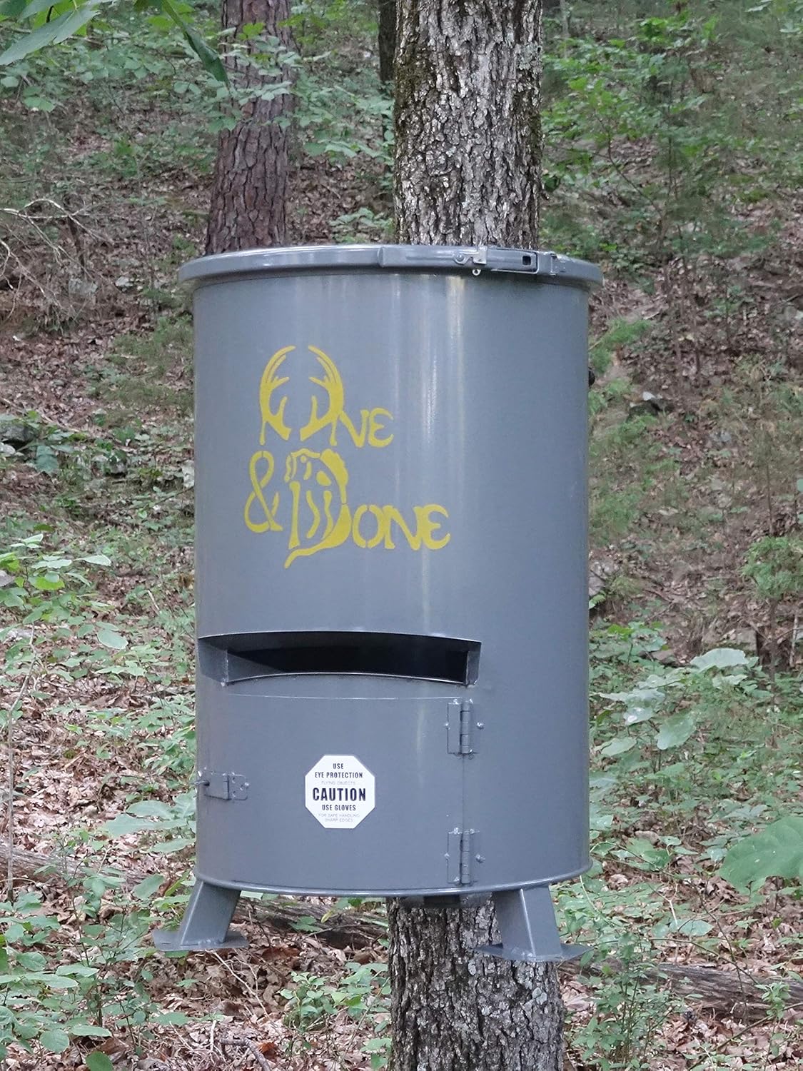 One and Done Game Feeder - Built to Last - Loads 130lbs or 250 lbs (30 Gallon Scout Game Feeder)