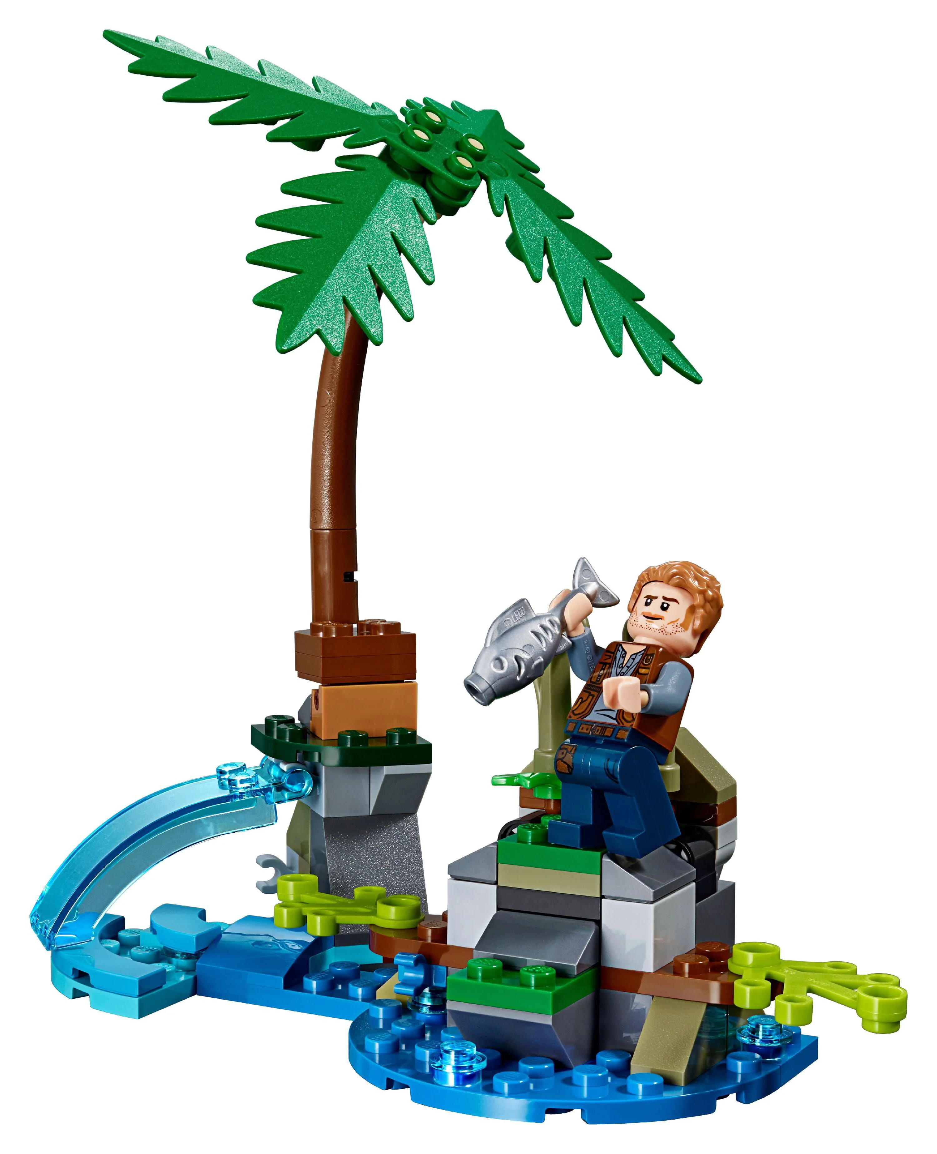 LEGO Jurassic World Baryonyx Face-Off: The Treasure Hunt 75935 Dinosaur Truck Toy