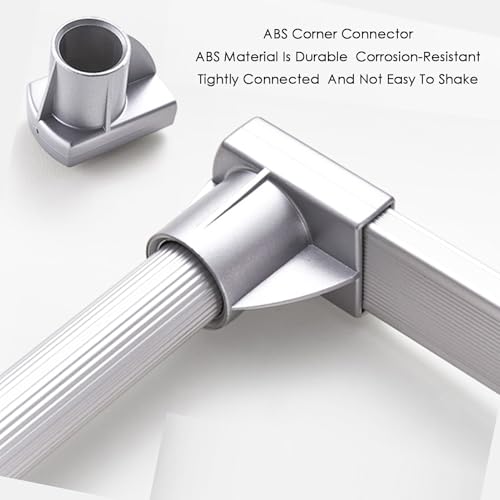 Pull Down Closet Rod,Organizer Storage Rack Lift Buffer,Extendable Adjustable Width Space Saving Wardrobe Hanger,for Wardrobe Closet Cloakroom Cupboard(Silver)