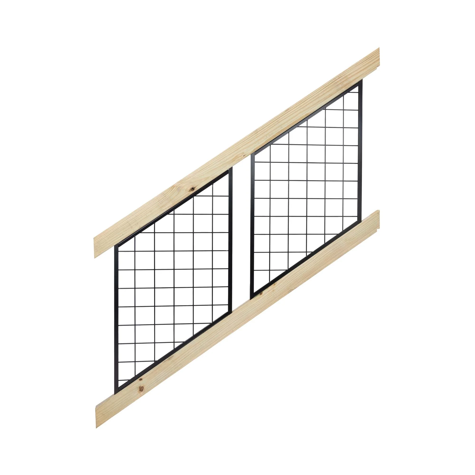 ProWood 6 Ft. Black Hog Wire Stair Railing Kit