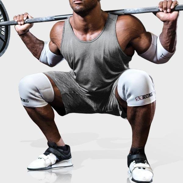 Sling Shot Strong Knee Sleeves by Mark Bell - Red
