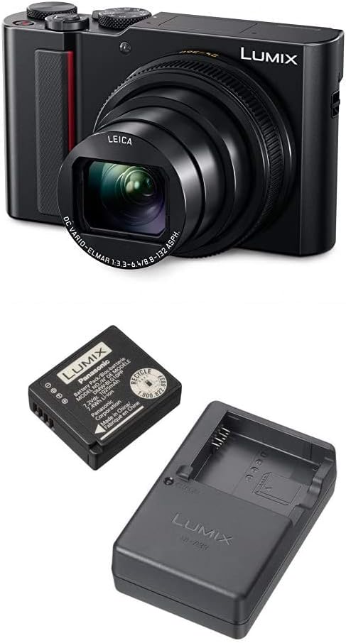Panasonic LUMIX ZS100 4K Digital Camera, 20.1 Megapixel 1-Inch Sensor 30p Video Camera, 10X LEICA DC VARIO-ELMARIT Lens, F2.8-5.9 Aperture, HYBRID O.I.S. Stabilization, 3-Inch LCD, DMC-ZS100K (Black)