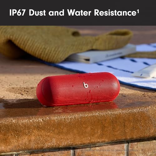 Beats Pill - Portable Bluetooth Speaker- Up to 24H Battery Life, Water Resistant, Bluetooth, Apple & Android Compatible, Seriously Loud Sound for Home, Outdoor and Travel- Champagne Gold