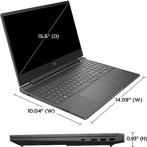 HP 2023 Newest Victus Gaming Laptop, 15.6" FHD IPS 144Hz Display, AMD Ryzen 5 7535HS Processor, 32GB RAM, 1TB SSD, NVIDIA GeForce RTX 2050, Backlit Keyboard, Fast Charge, Windows 11 Home