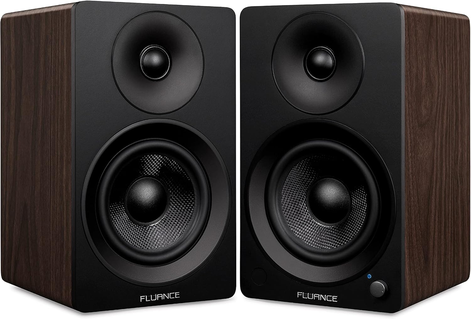 Fluance Ai41 Powered 2-Way 2.0 Stereo Bookshelf Speakers with 5 Drivers, 90W Amplifier for Turntable, TV, PC and Bluetooth 5 Wireless Music Streaming with RCA, Optical & Subwoofer Out (Lucky Bamboo)