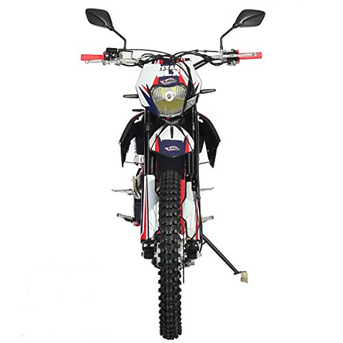 X-PRO Titan 250 DLX 250cc Dirt Bike with 5-Speed Manual Transmission, 21"/18" Wheels | All Lights, Electric/Kick Start, Zongshen Brand Engine