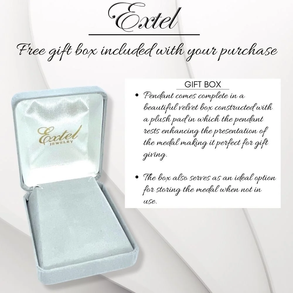 Extel Large 14KT Gold Plated Over Sterling Silver Lined Inner Cross Pendant for Men with 24" chain