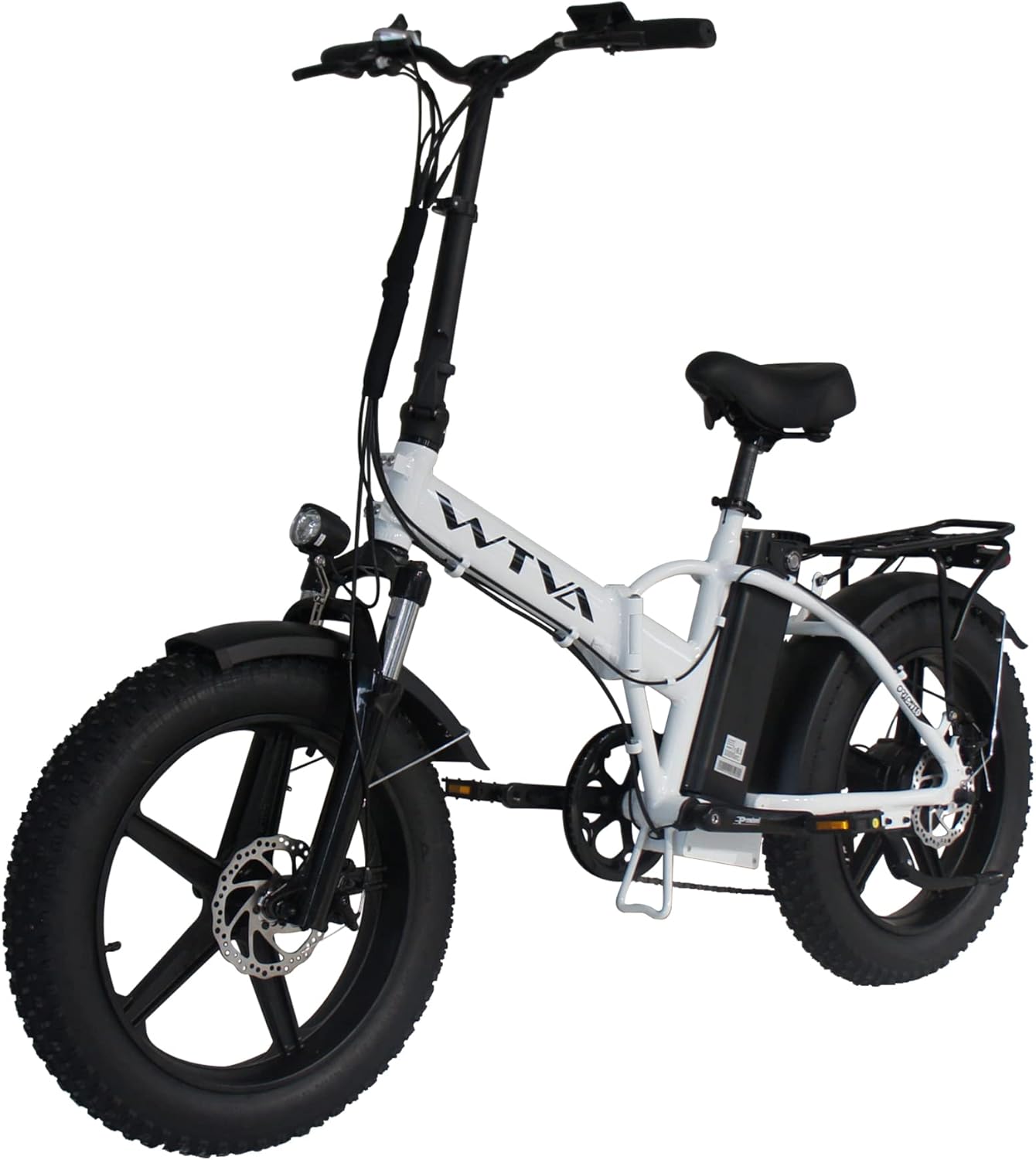 Electric Bike 750W 28MPH Fat Tire Folding Ebike 20" Adult Electric Bicycles, 48V 13AH Foldable E-Bike with Lockable Suspension, Shimano 7-Speed, Mountain Beach Cruiser Ebikes