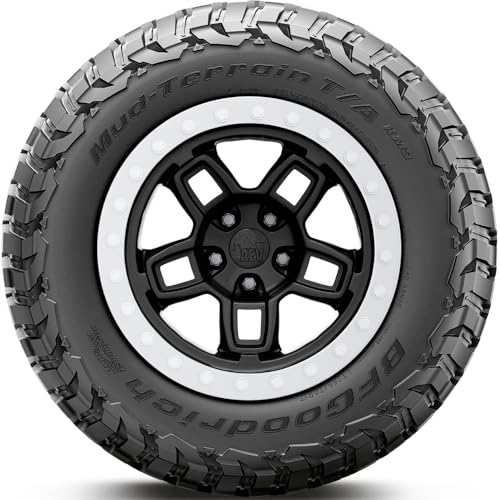 BFGoodrich Mud Terrain T/A KM3 Radial Car Tire for Light Trucks, SUVs, and Crossovers, 37x12.50R17/D 124Q
