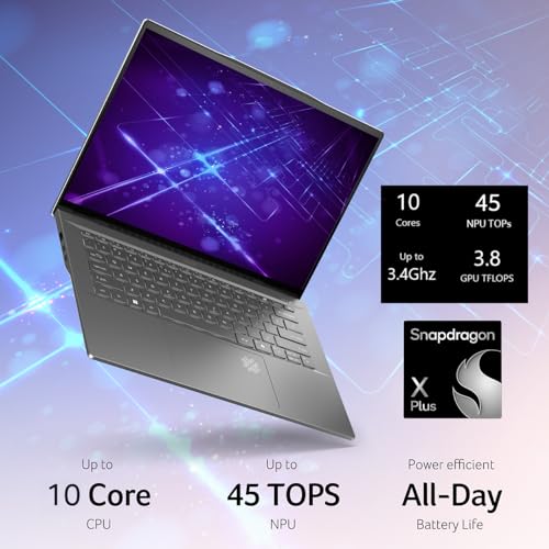 Acer Swift 14 AI Copilot+ PC | 14.5" 2.5K 120Hz Display | Unlock AI Experiences | Snapdragon X Plus 10-Core Processor | 16GB LPDDR5X | 1TB Gen 4 SSD | Wi-Fi 7 | Windows 11 Home | SF14-11-X128