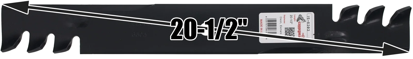 Rotary® 6303 6 Mower Blades for Dixie Chopper® Exmark® Gravely® Toro® 60" Deck