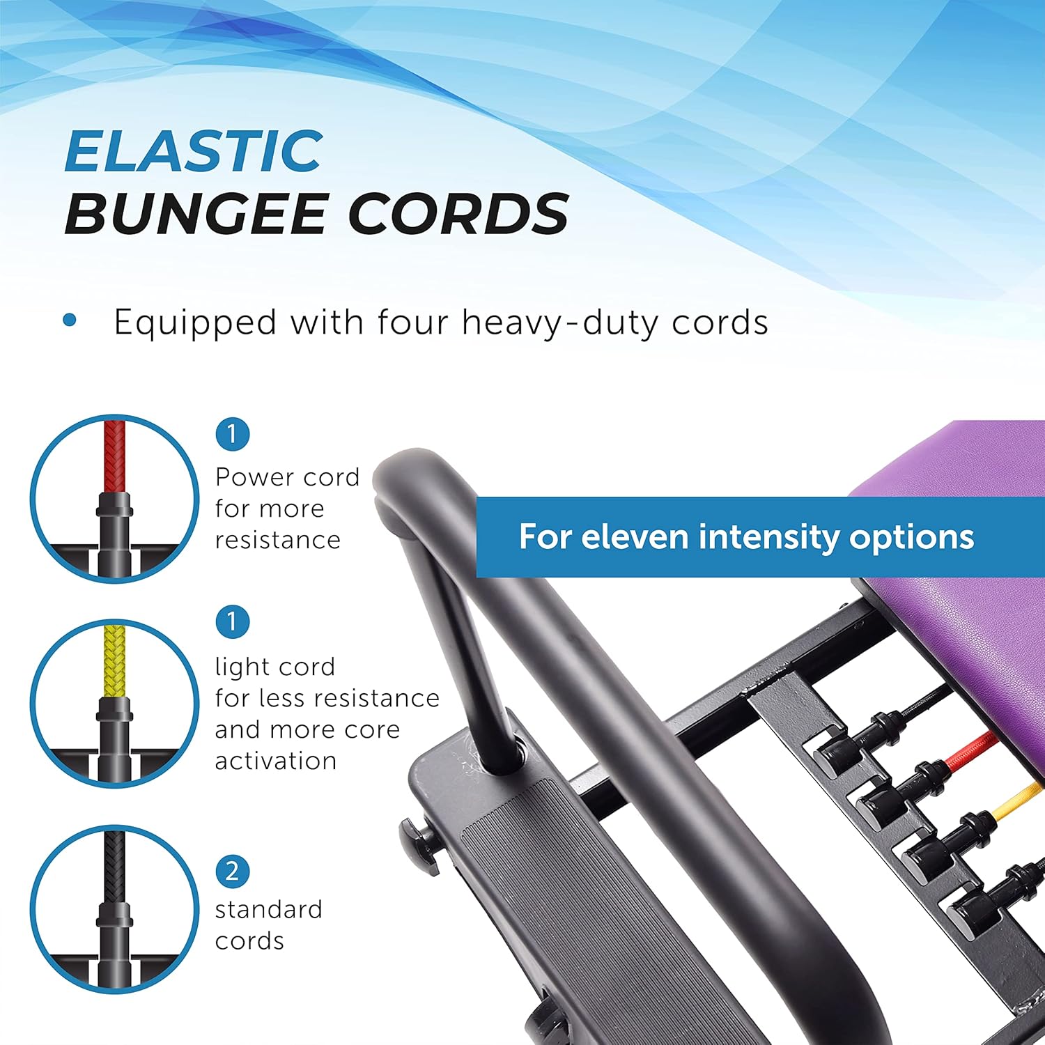 AeroPilates Reformer Plus 379 - Pilates Reformer Workout Machine for Home Gym - Cardio Fitness Rebounder - Up to 300 lbs Weight Capacity