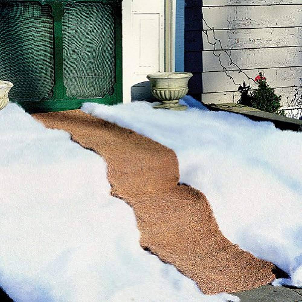 CloseoutZone Ice Carpet (Set of 2) Mats Walkway Home Safety Brown