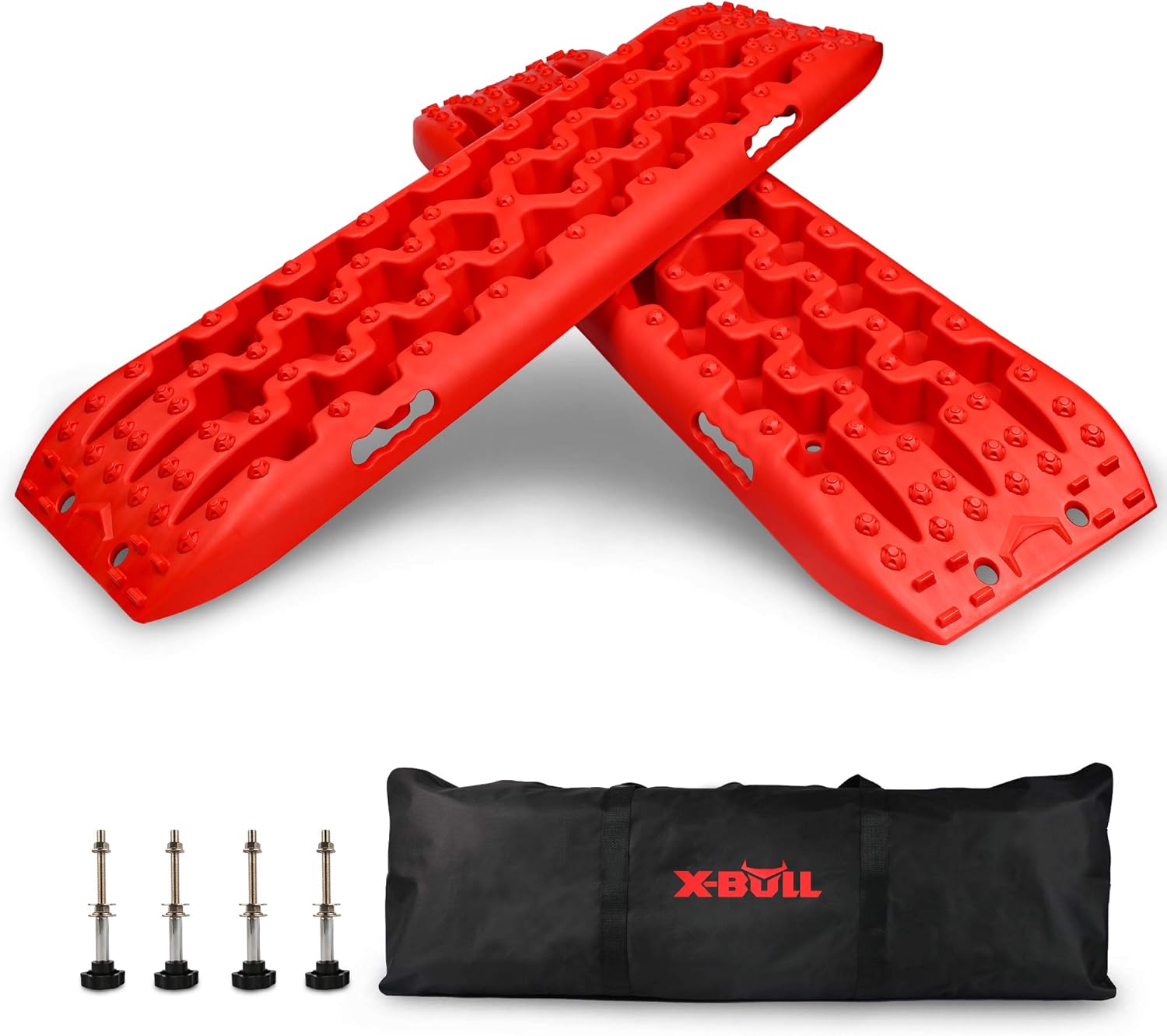 X-BULL New Recovery Traction Tracks Sand Mud Snow Track Tire Ladder 4WD (Yellow, 3gen)