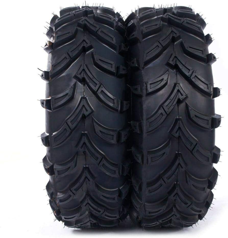 ATV UTV Tires 26x9.00-12 Front & 26x11.00-12 Rear 6PLY Sport All Terrain Tubeless Tires 26x9x12 26x11x12 Complete Set of 4