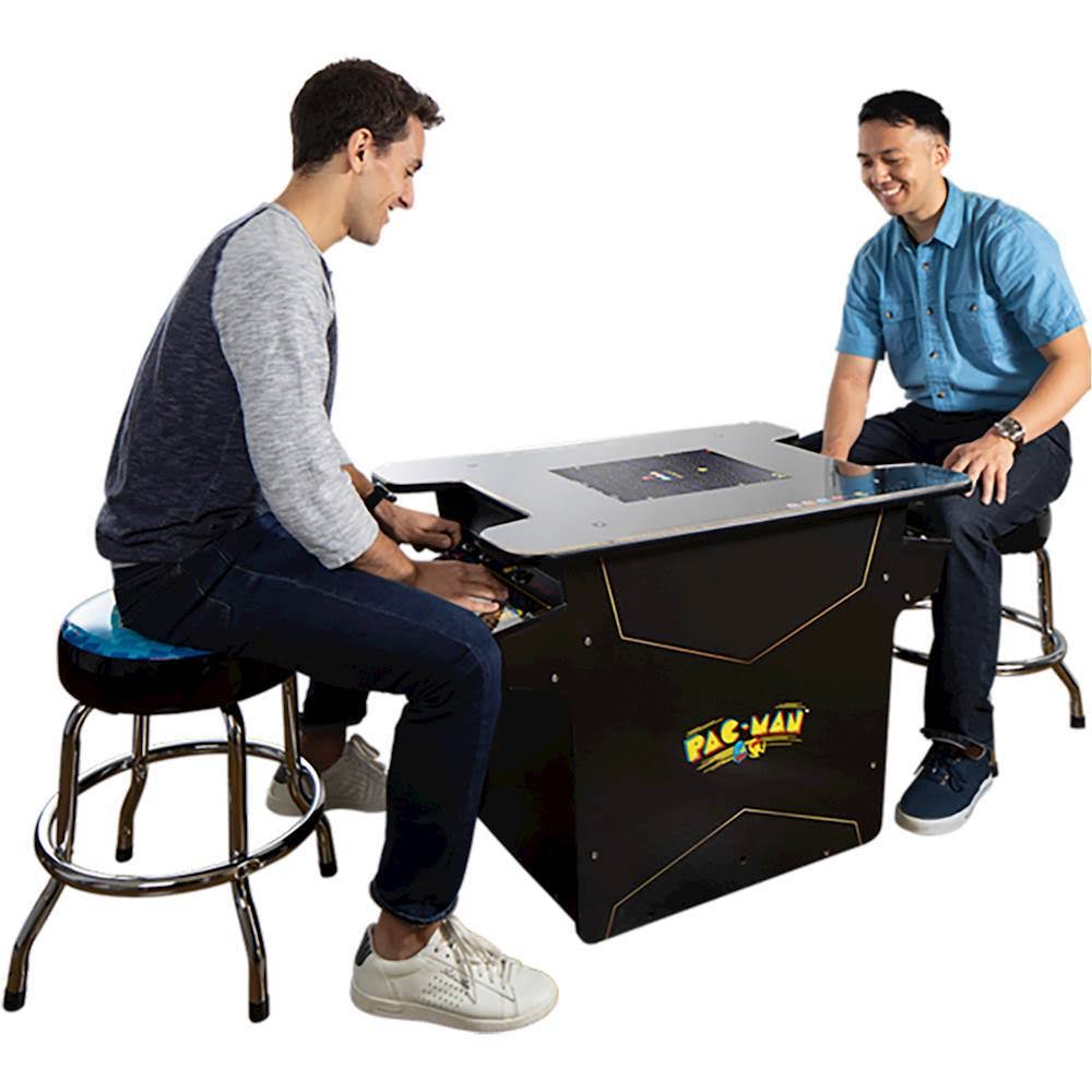Arcade1Up - Black Series Pac-Man Head-to-Head Gaming Table