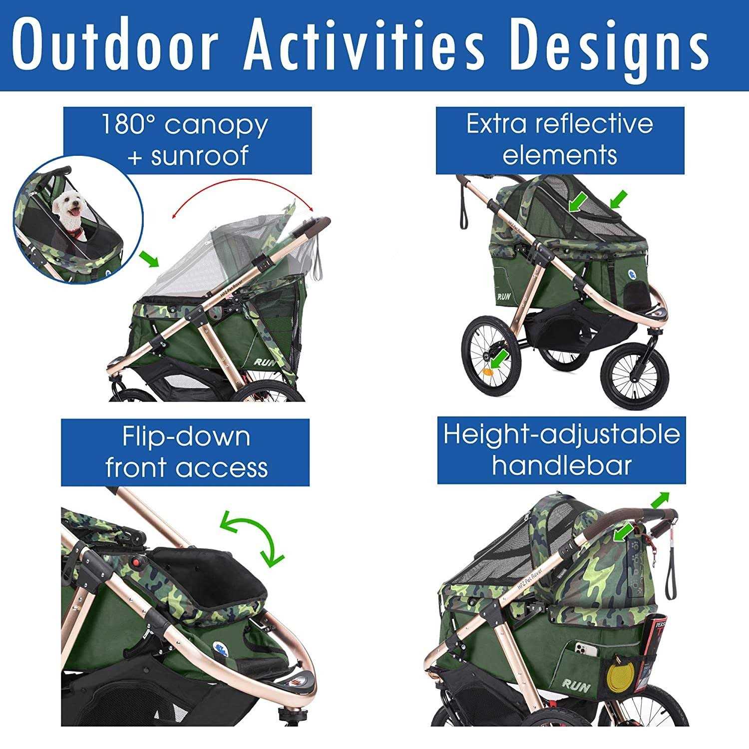 HPZ Pet Rover Run Jogging/Running Stroller