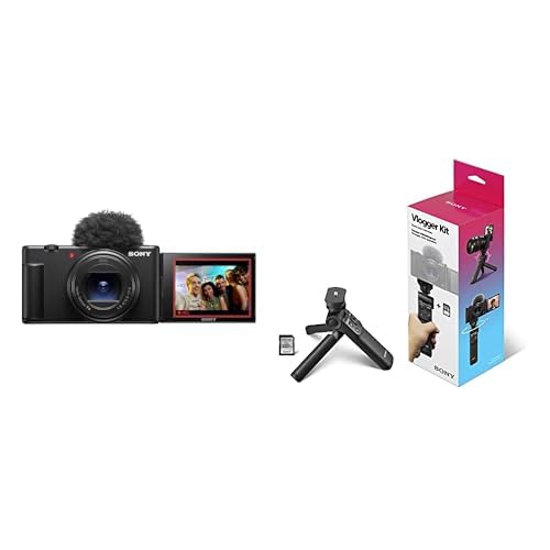 Sony ZV-1 II Vlog Camera for Content Creators and Vloggers - Black