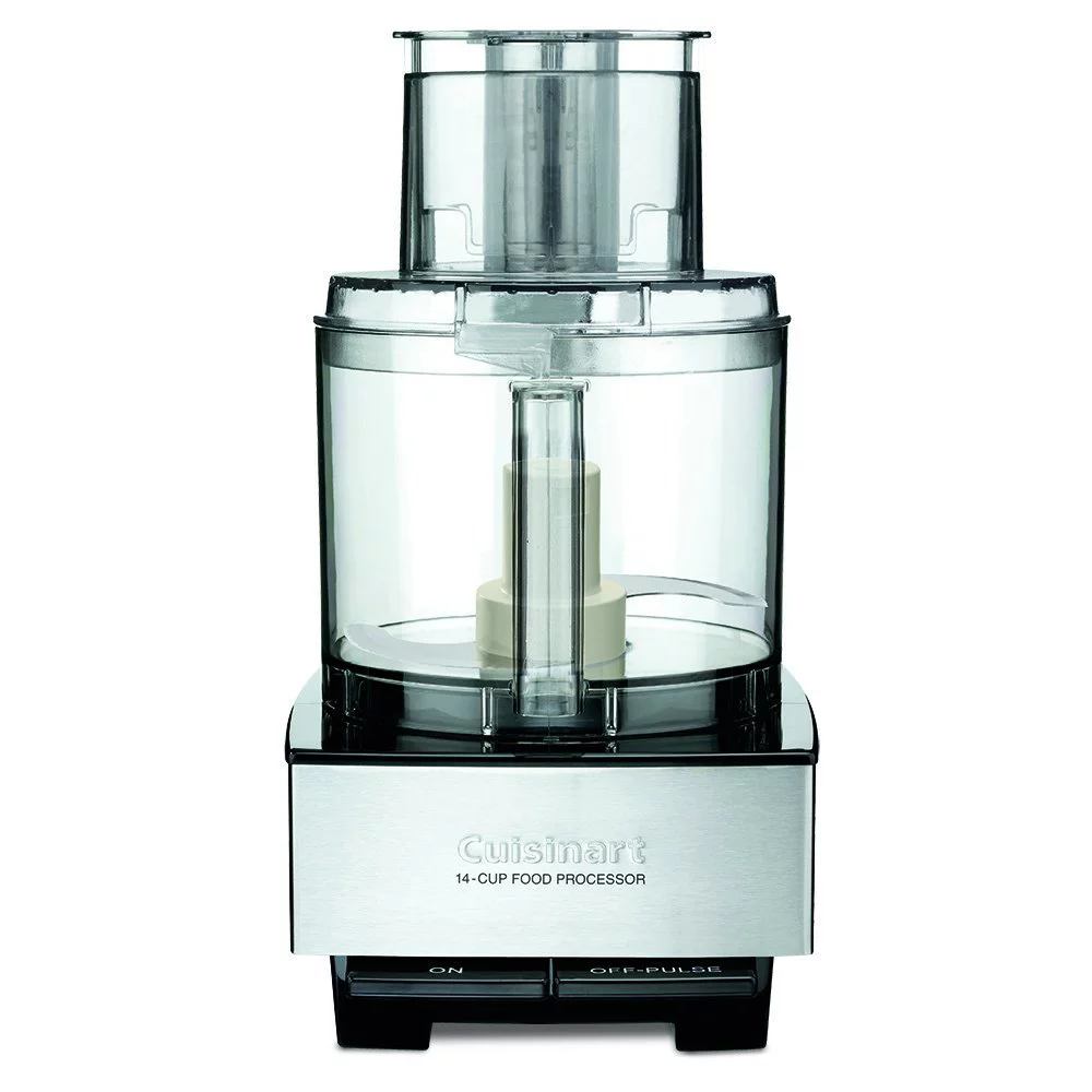Cuisinart 14-Cup Food Processor, Brushed Stainless Steel (DFP-14BCNY) with Deco Gear Spice Mill