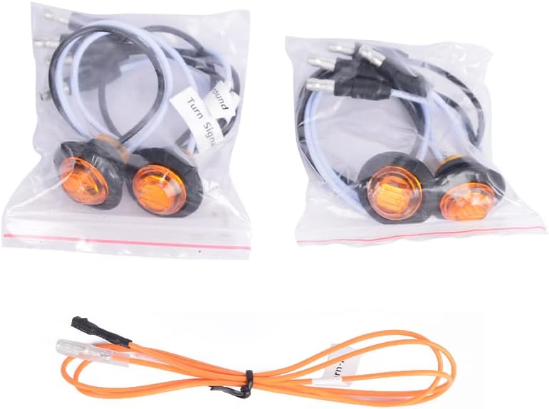 Getfarway UTV/ATV Turn Signal Kit with Toggle Switch and Horn with LED Kit Compatible with Polaris Pioneer Can-Am Kawasaki and More plug &play Street legal kit