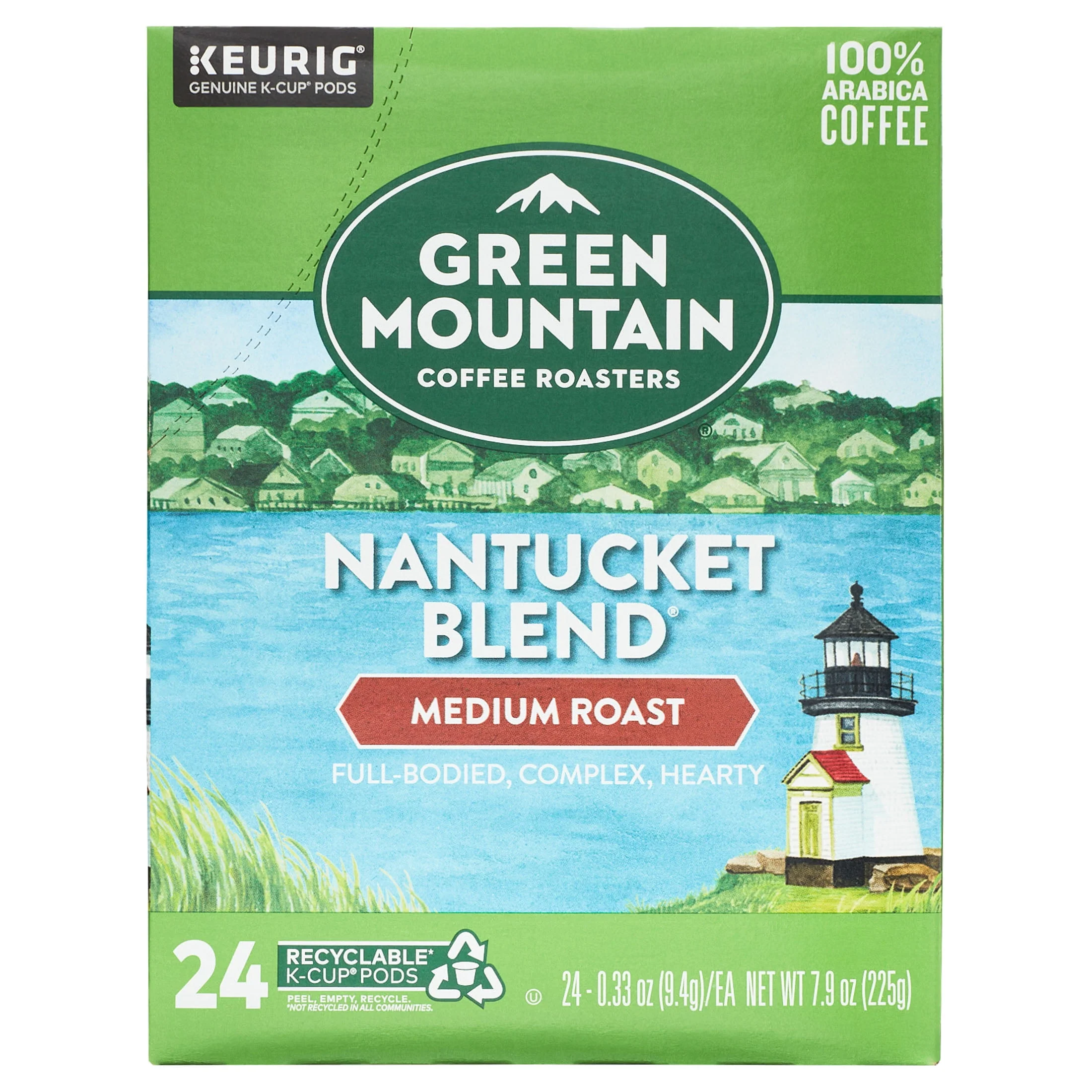 Green Mountain Coffee Roasters, Nantucket Blend Medium Roast K-Cup Coffee Pods, 24 Count