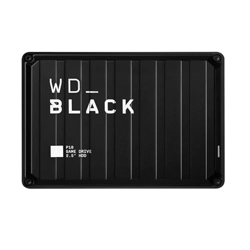 WD_BLACK 5TB P10 Game Drive, Portable External Hard Drive, Works with Playstation, Xbox, & PC - WDBA3A0050BBK-WESN