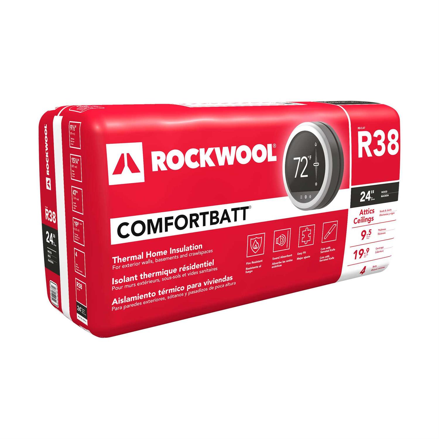 Rockwool Comfort Batt R38 - Shop Hardware Tools Online Store