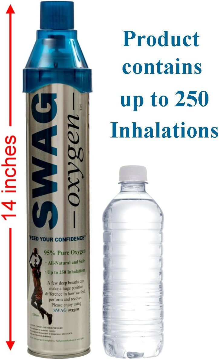 Pure Oxygen Can (3 Pack) for Health, Wellness, Energy, Performance, Concentration & Relaxation (Large 12L Cans with 220+ Inhalations Pack of 2