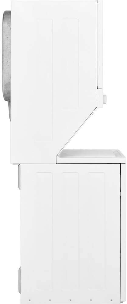 Frigidaire FFLE3900UW 27 Laundry Center with 3.9 cu. ft. Washer Capacity 5.5 cu. ft. Dry Capacity 10 Wash Cycles 6 Electric Dry Cycles in White