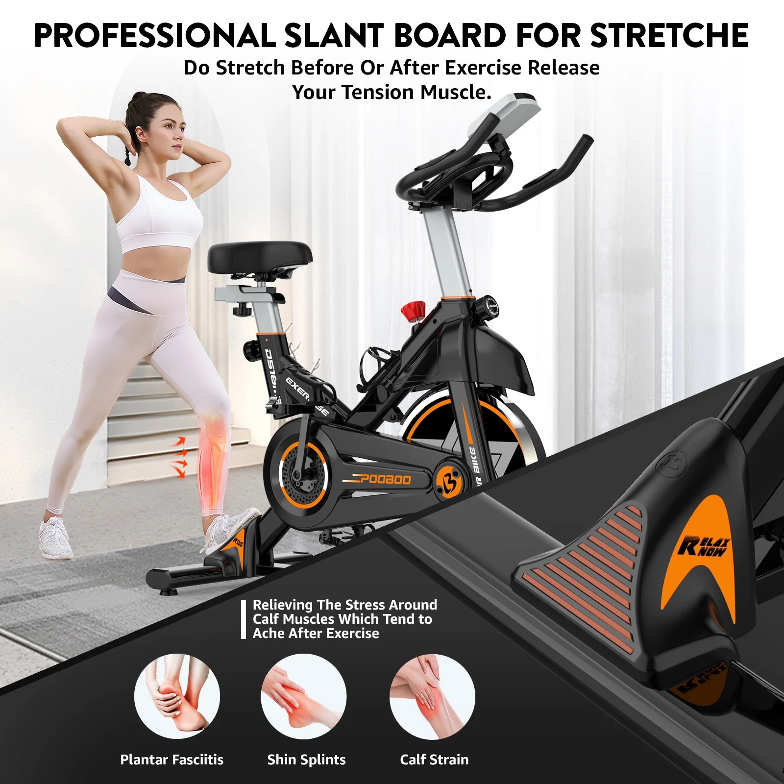 Pooboo Indoor Cycling Bike Exercise Bikes Stationary Magnetic Resistance for Home Cardio Workout Machine 350lb Flywheel 35lbs