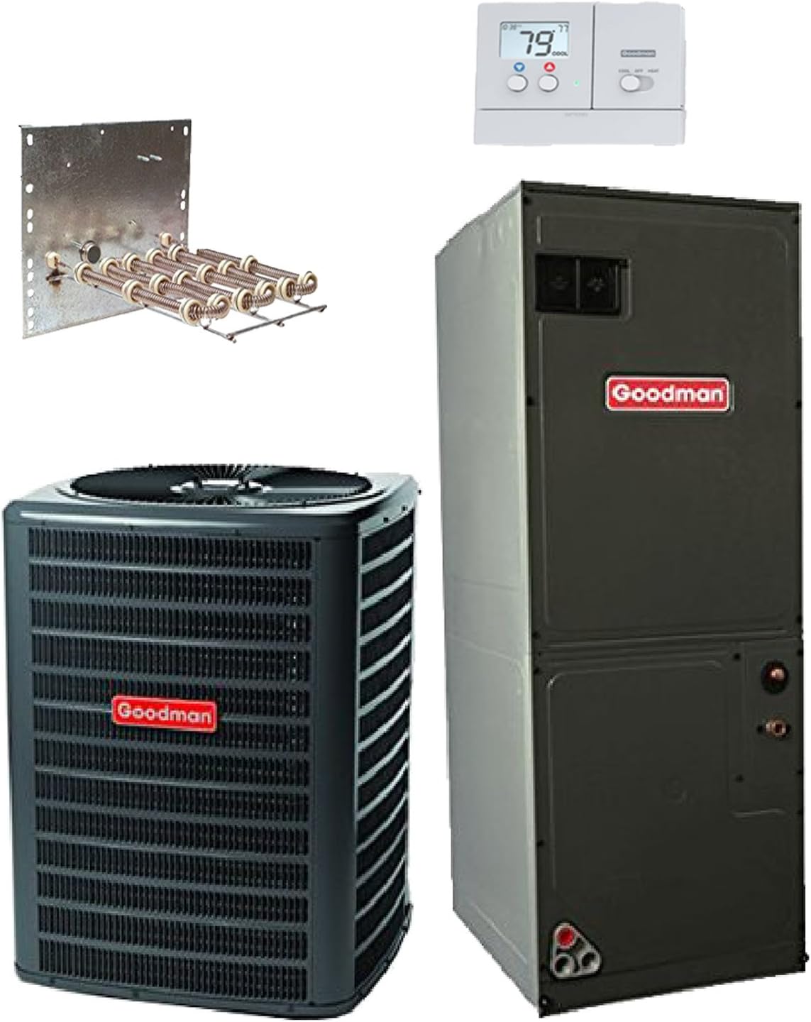 3 Ton 14 SEER Goodman A/C Straight Cool System GSX140361 & ARUF37C14 R410a