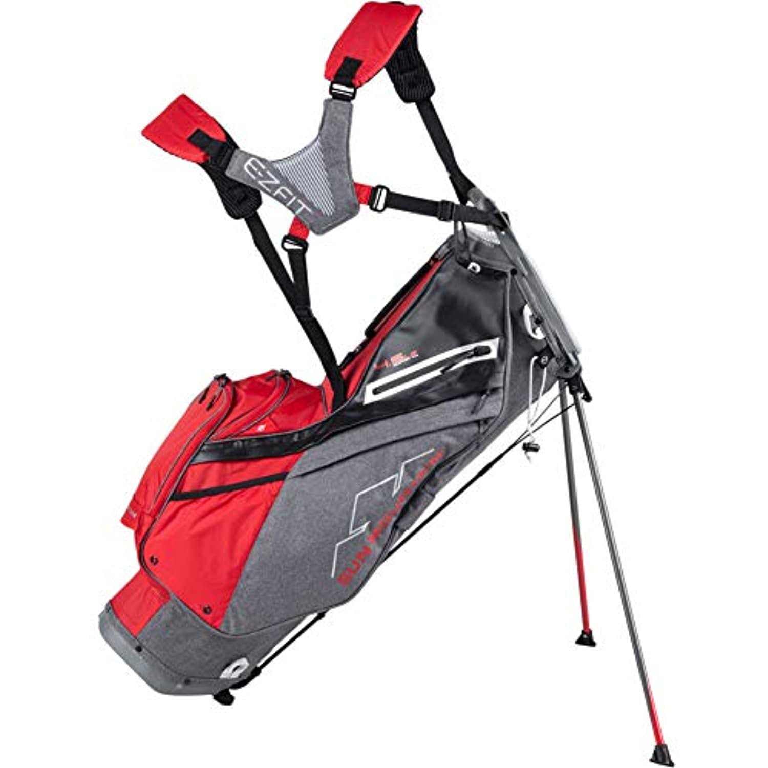 Sun Mountain 4.5 LS 14-Way Stand Bag - Carbon/Red
