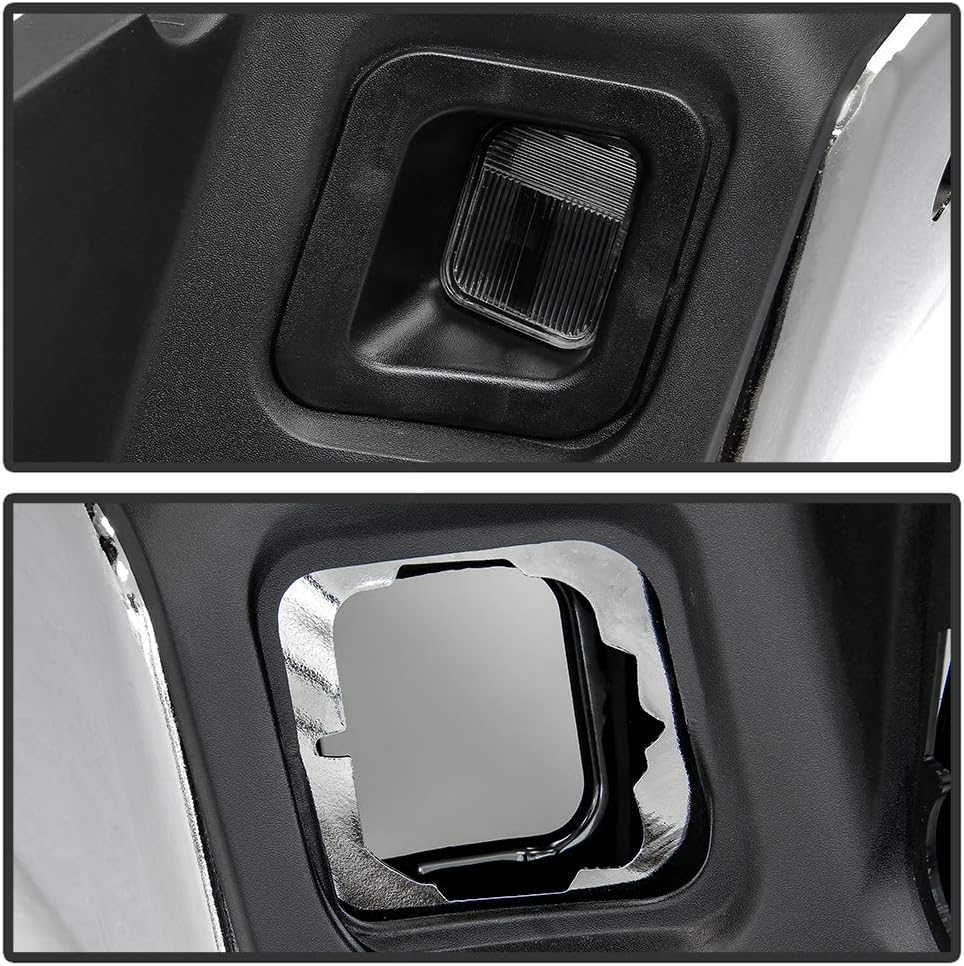 ACANII - For 2009-2018 Dodge Ram 1500 w/Dual Exhaust & Sensor Holes Only Chrome Steel Rear Step Bumper Complete Assembly
