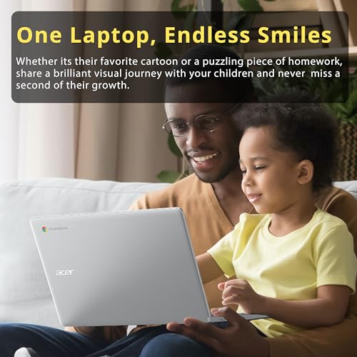 Acer Chromebook 314, Intel Celeron N4000, 14" HD Touch Display, 4GB LPDDR4, 64GB eMMC, Gigabit WiFi, Google Chrome, CB314-1HT-C7C0