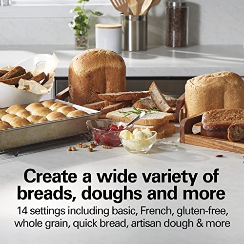 Hamilton Beach Digital Electric Bread Maker Machine Artisan and Gluten-Free