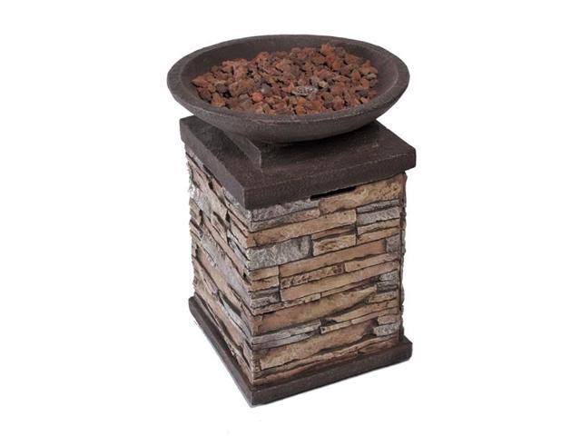 Bond Newcastle 20lb Gas Firebowl, Brown