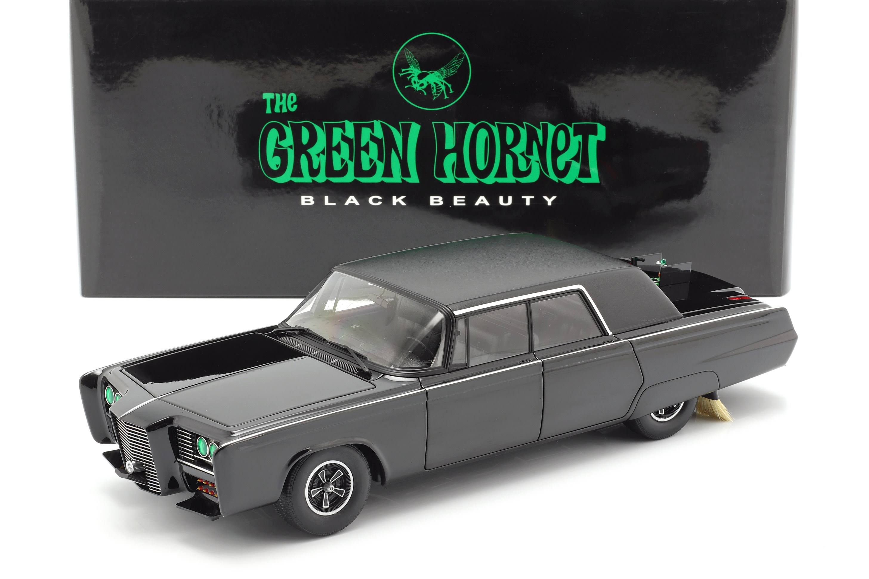 Black Beauty Green Hornet Black TV Series 1/18 Diecast Model Car by AUTOart