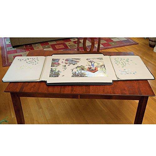 Bits and Pieces 1000 Piece Puzzle Caddy-Porta-Puzzle Jigsaw Caddy Accessory Table