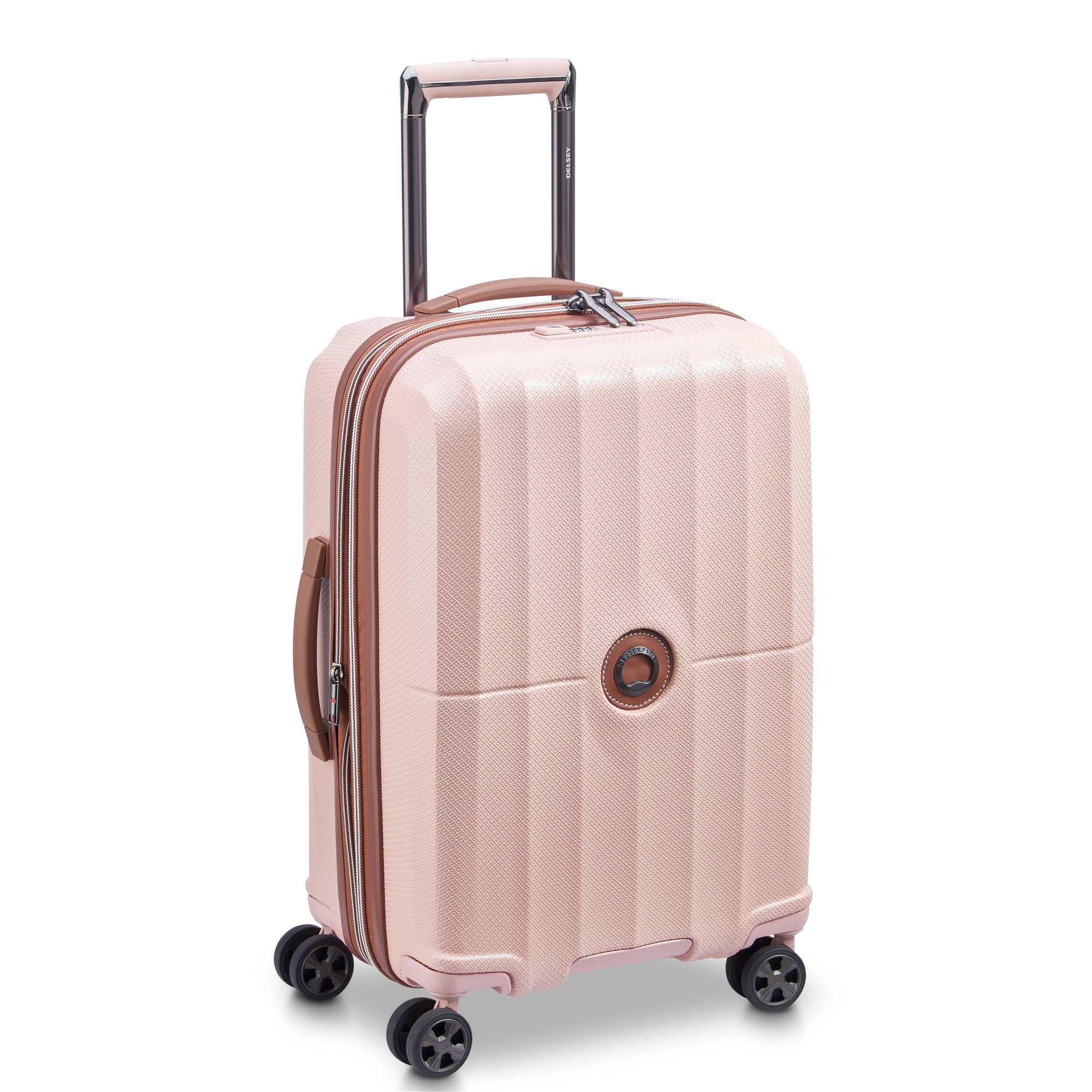 Delsey St. Tropez 21x22 Hardside Carry-On Spinner - Pink