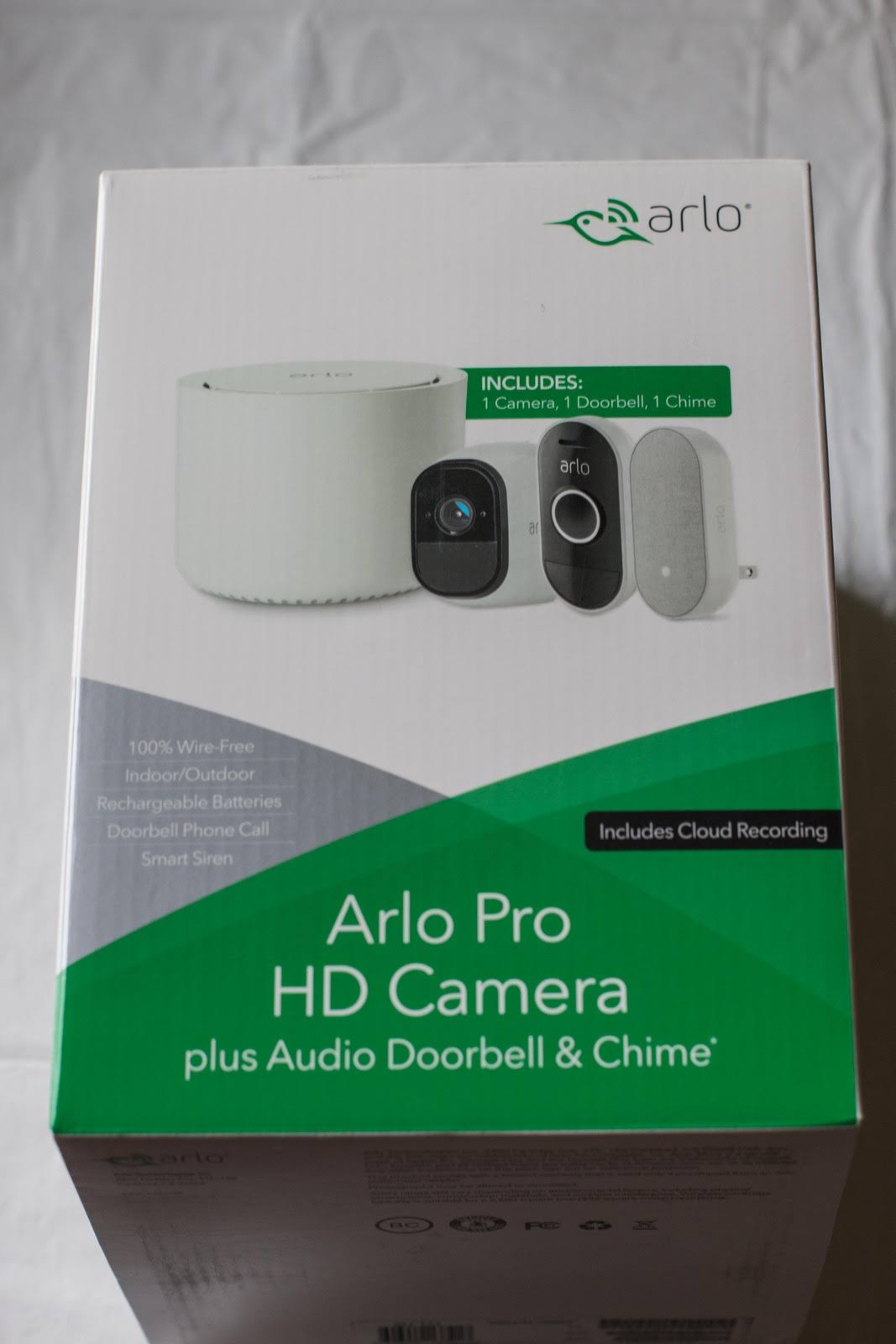 Arlo Smart Home Pro HD Wireless Camera Plus Audio Doorbell u0026 Chime