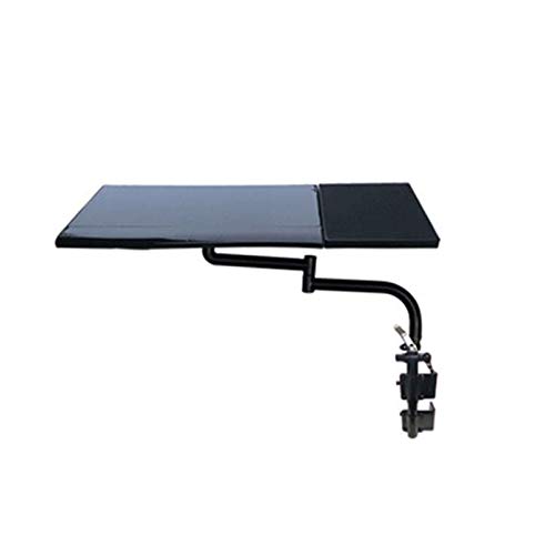 Keyboard Tray, Creative Laptop Bracket Keyboard Mouse Pad Bracket Lift Swivel Chair/Computer Chair/Boss Chair Multifunctional Comfortable Ergonomic Adjustable,White