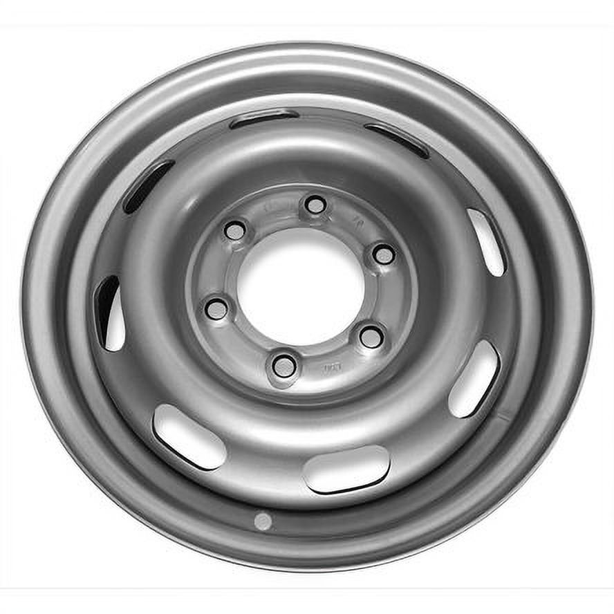 New 15x6 inch Wheel for Chevy Colorado 04-08 Black Painted Steel Rim