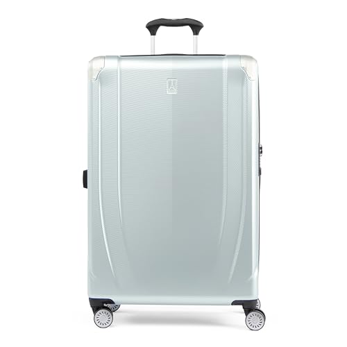 Travelpro Pathways 3 Hardside Expandable Luggage, 8 Spinner Wheels, Lightweight Hard Shell Suitcase, Carry On 21 Inch, Black Knight
