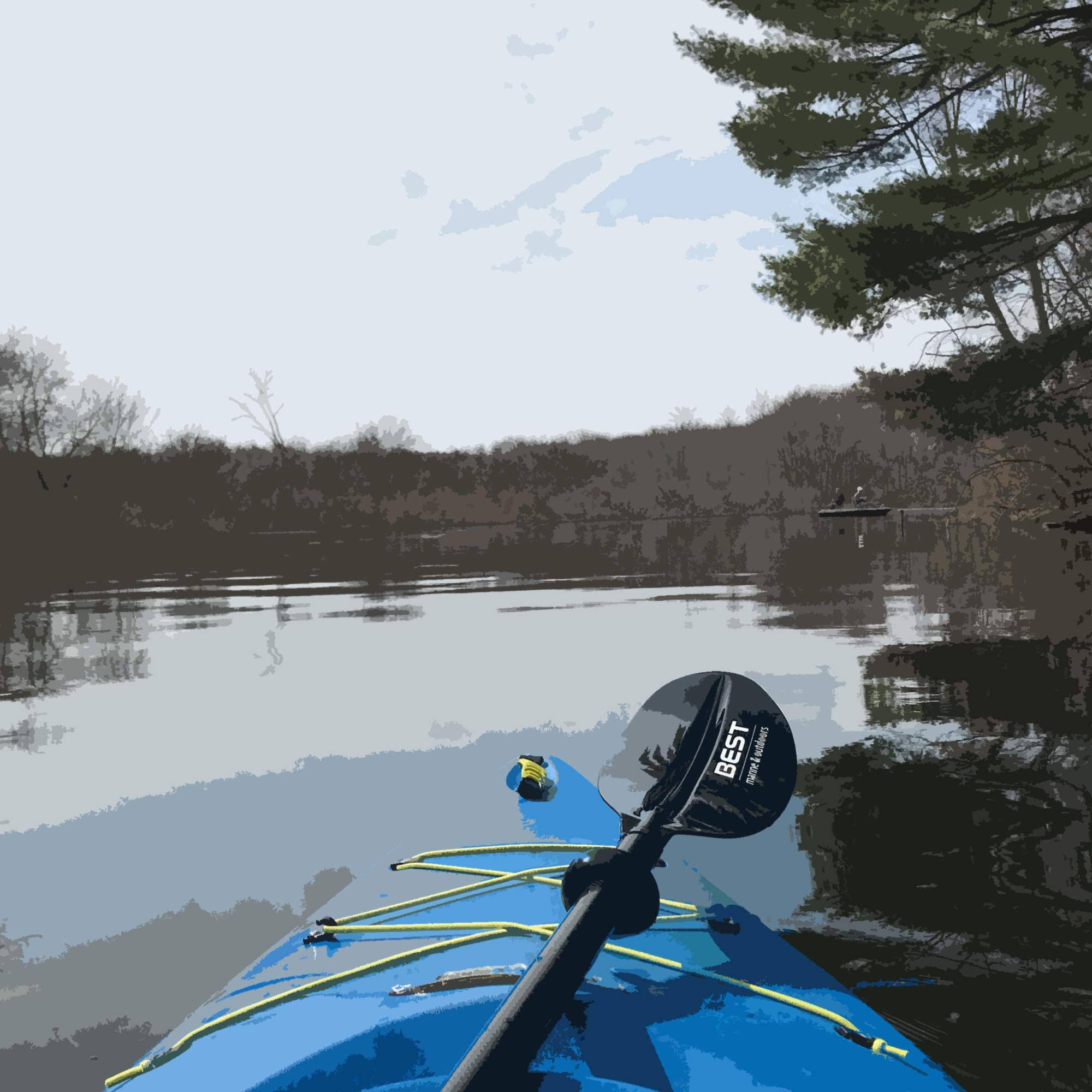 Best Kayak Paddle | Carbon Fiber Shaft + Reinforced Fiberglass Blades | Lightwei