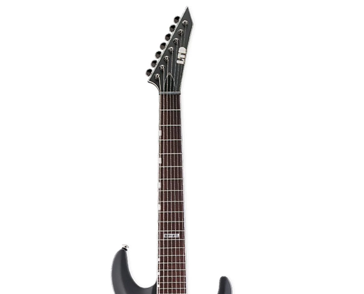 ESP Ltd MH-417 7-String Electric Guitar - Black Satin